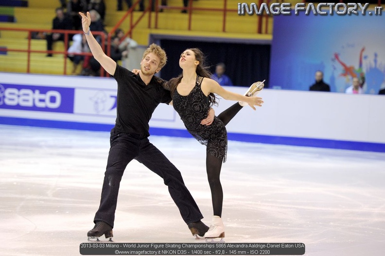 2013-03-03 Milano - World Junior Figure Skating Championships 5865 Alexandra Aaldrige-Daniel Eaton USA.jpg